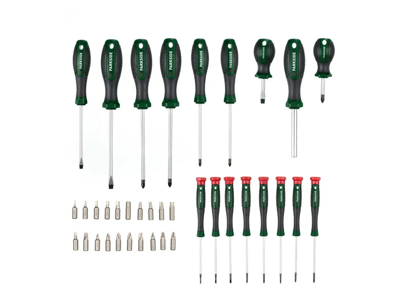 PARKSIDE® Set de tournevis et embouts