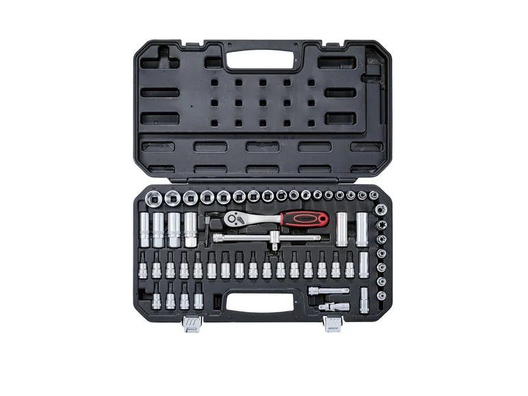 PARKSIDE® Set de douilles et d'embouts PSSS 65 A1. 65 pièces