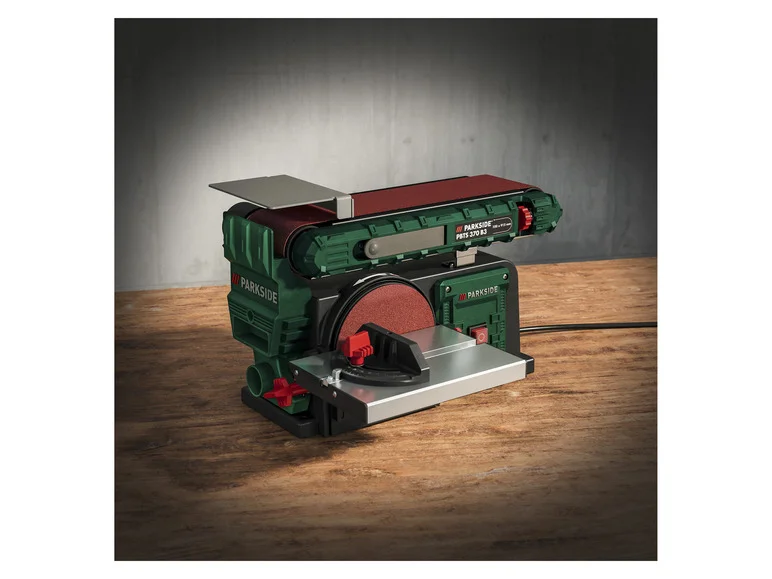 PARKSIDE® Ponceuse à bande et à disque PBTS 370 B3. 370 W