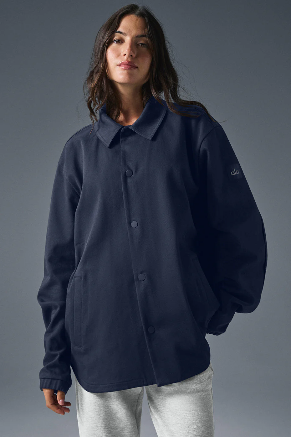 Edition Sueded Jacket - Navy