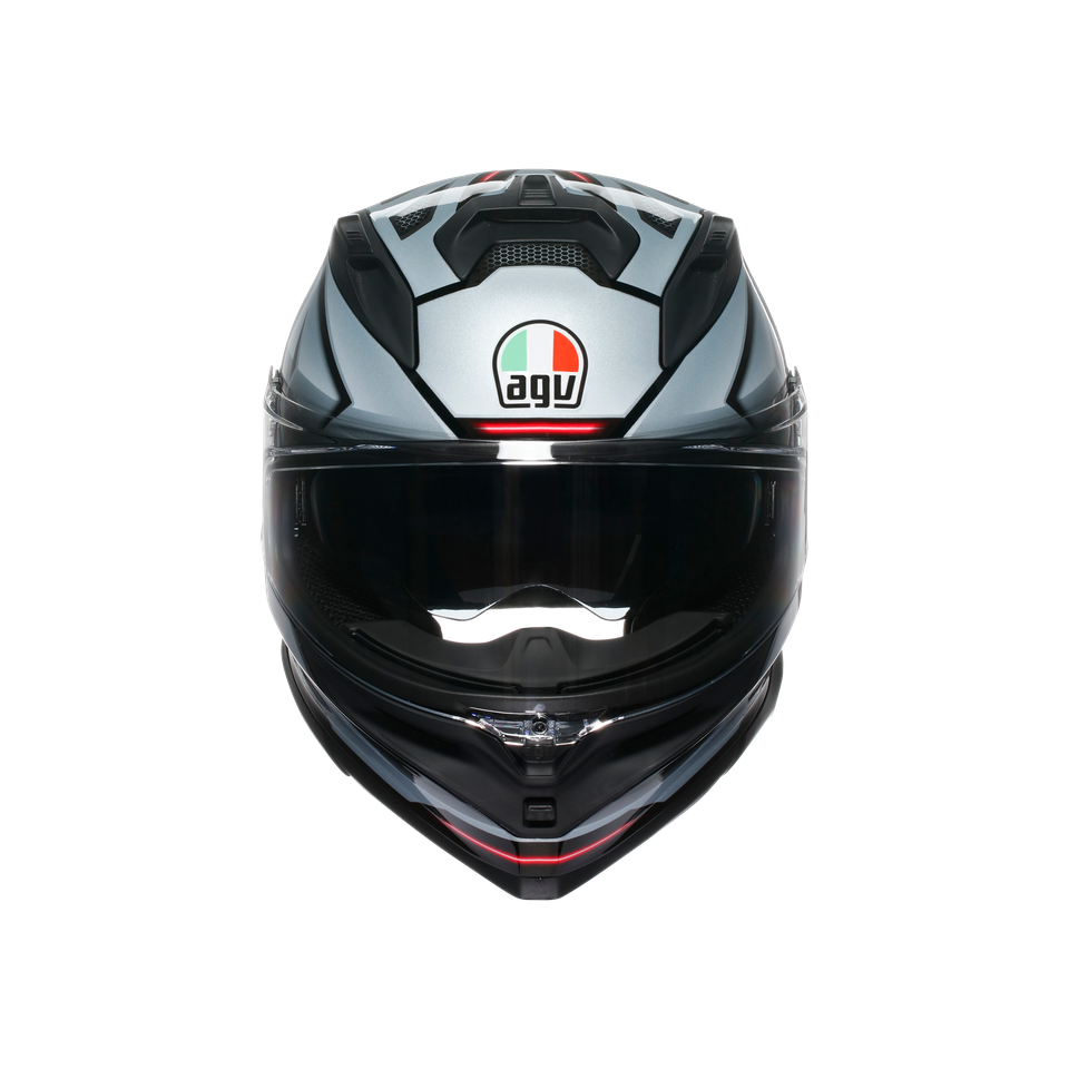 K7 AGV E2206 MPLK - JAEGER BLACK/SILVER