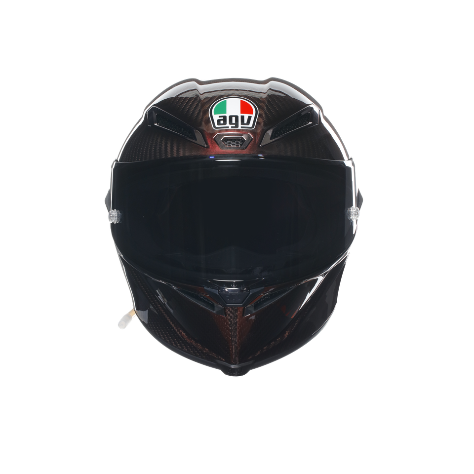 PISTA GP RR MONO RED CARBON - MOTORBIKE FULL FACE HELMET E2206 DOT