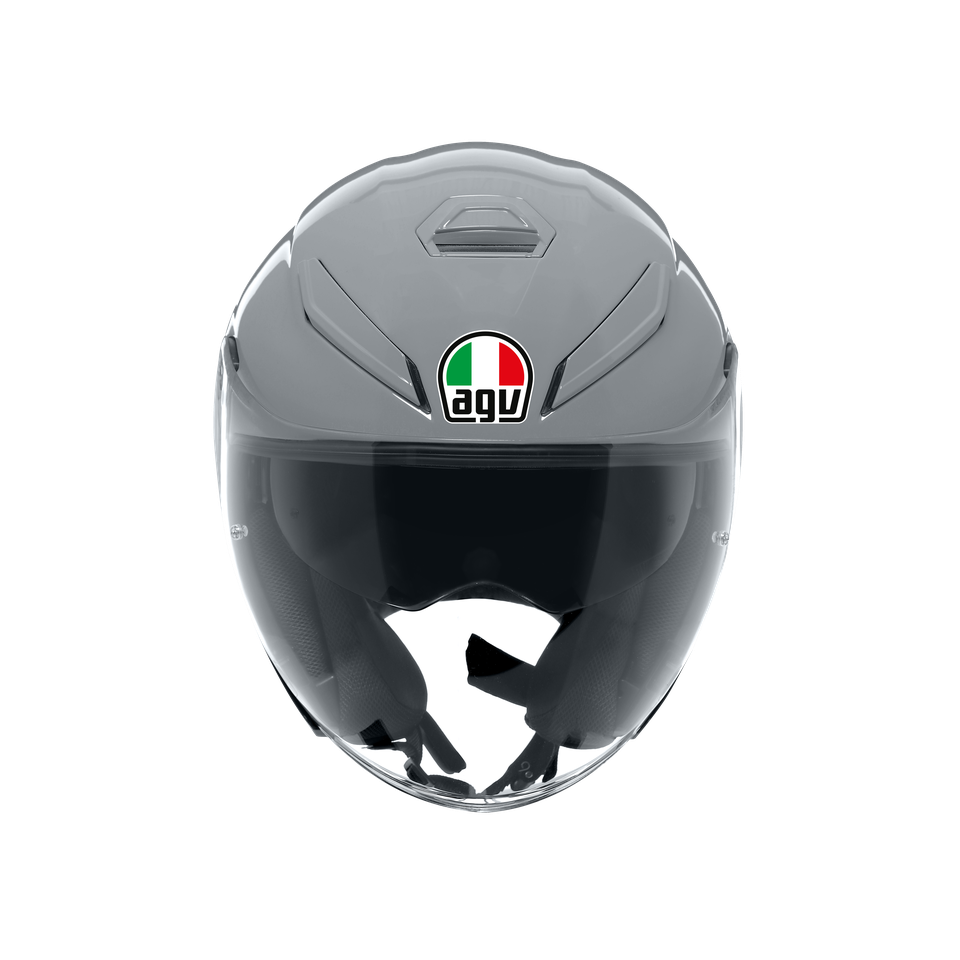 K5 JET EVO MONO NARDO GREY - MOTORBIKE OPEN FACE HELMET E2206
