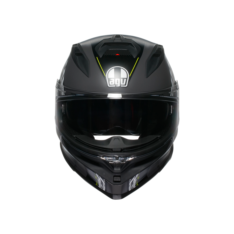 K7 AGV E2206 MPLK - KYBER MATT GREY/YELLOW FLUO