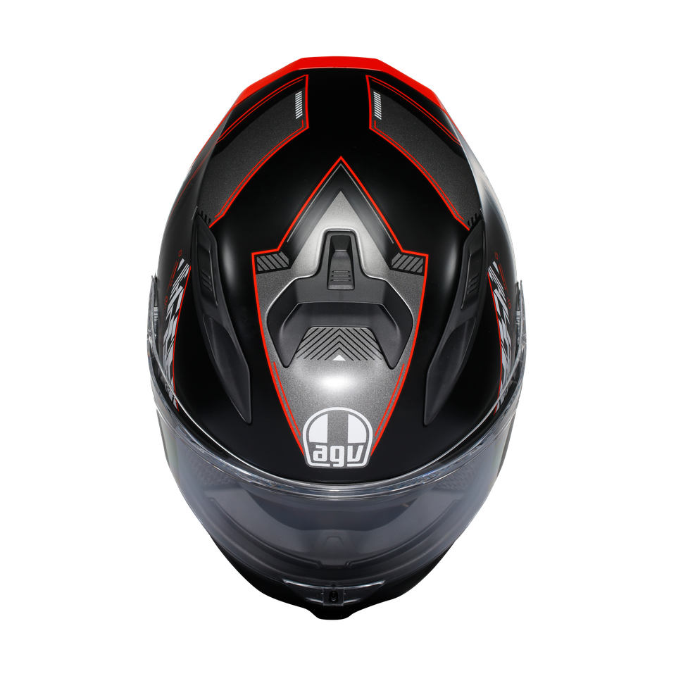 K7 AGV E2206 MPLK - KYBER MATT BLACK/RED