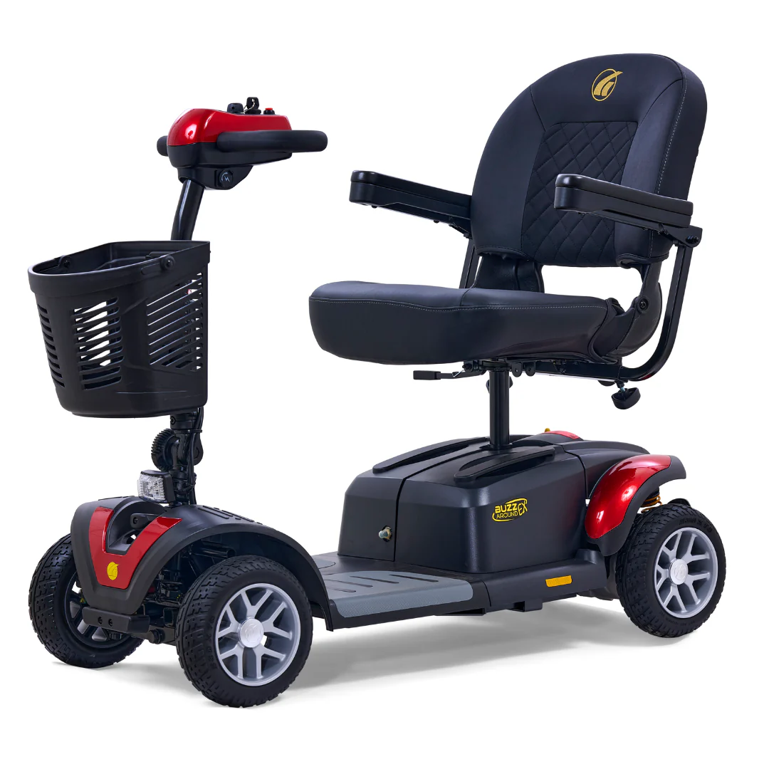 Golden Technologies BuzzAround EX Extreme 4-Wheel Heavy Duty Long Range Travel Scooter