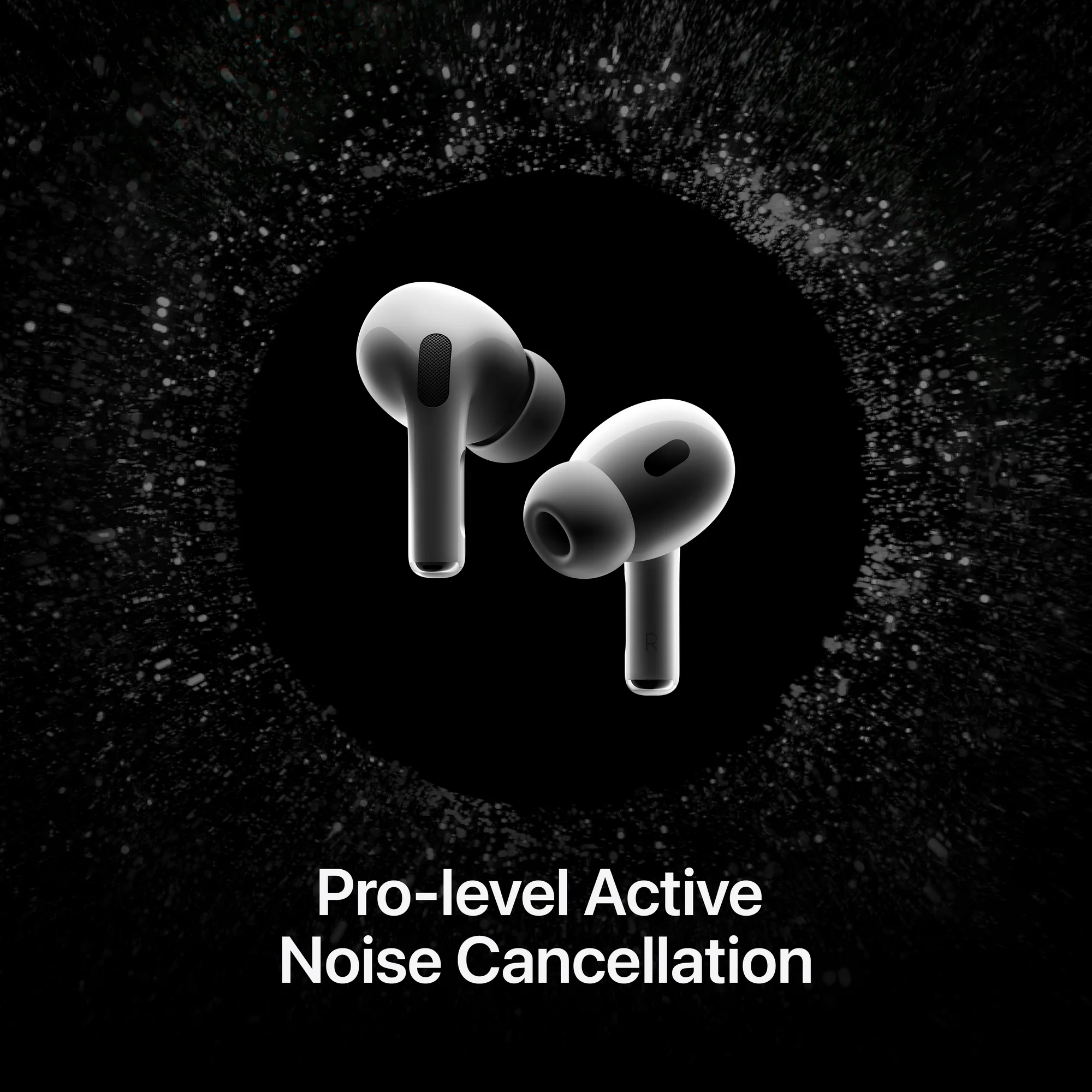 Apple AirPods Pro 2, Wireless Earbuds, Active Noise Cancellation, Hearing Aid Feature