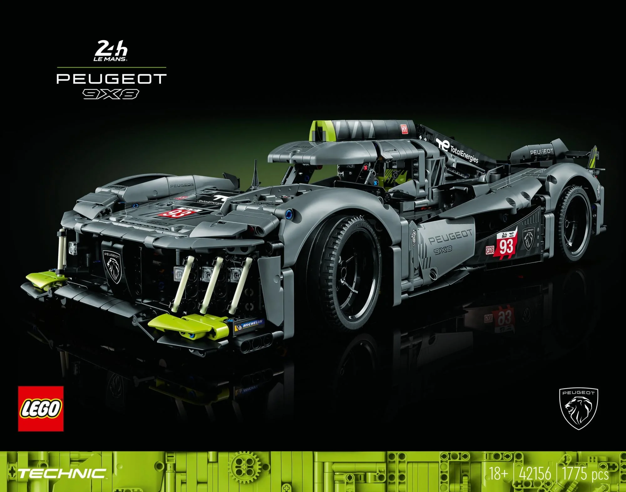 LEGO Technic – PEUGEOT 9X8 24H Le Mans Hybrid Hypercar