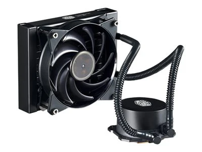 Das Flüssigkeitskühlsystem des Cooler Master MasterLiquid Lite 120 Prozessors