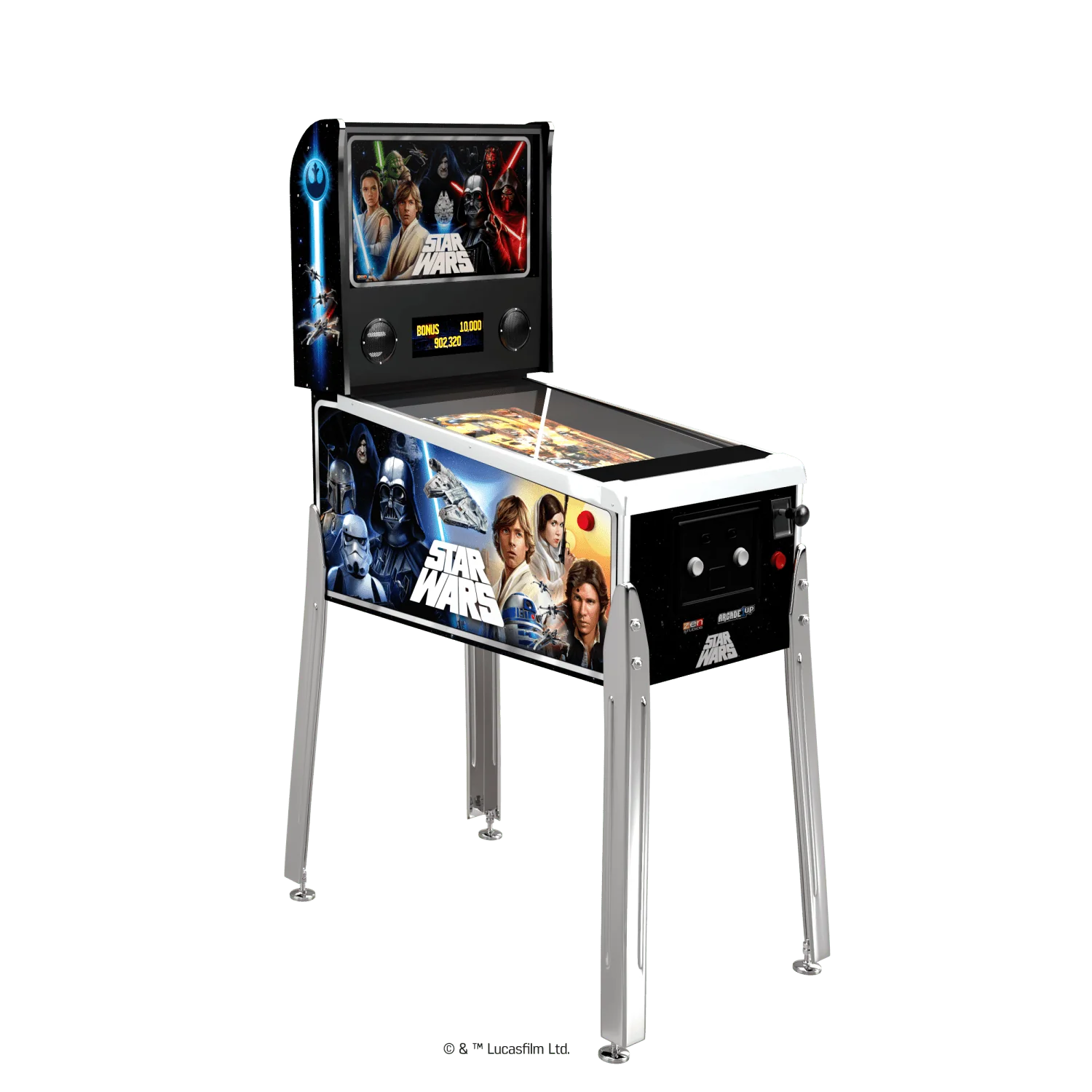 ARCADE 1 UP STAR WARS PINBALL MACHINE