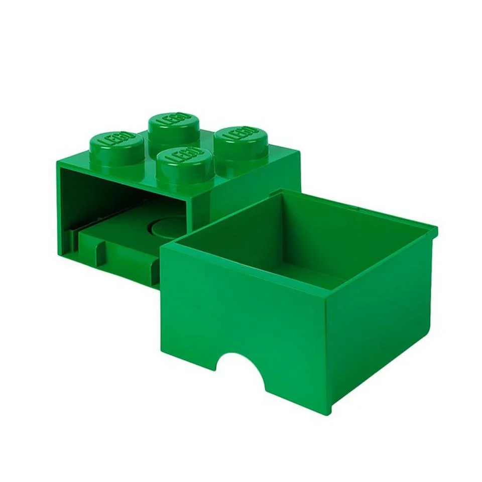 Room Copenhagen LEGO Brick Drawer 4 green - RC40051734