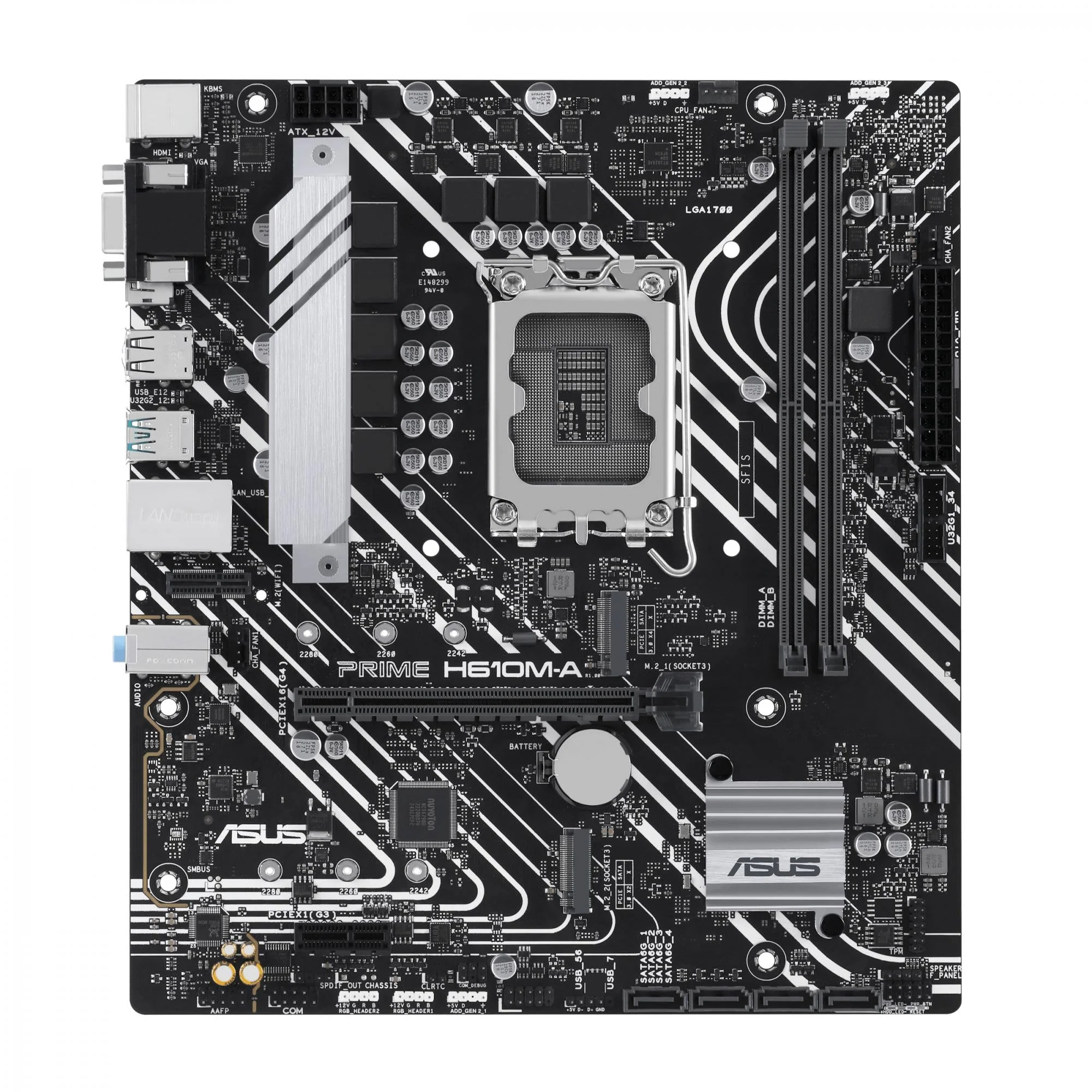 ASUS PRIME H610M-A-CSM (mATX. H610. LGA 1700. DDR5)