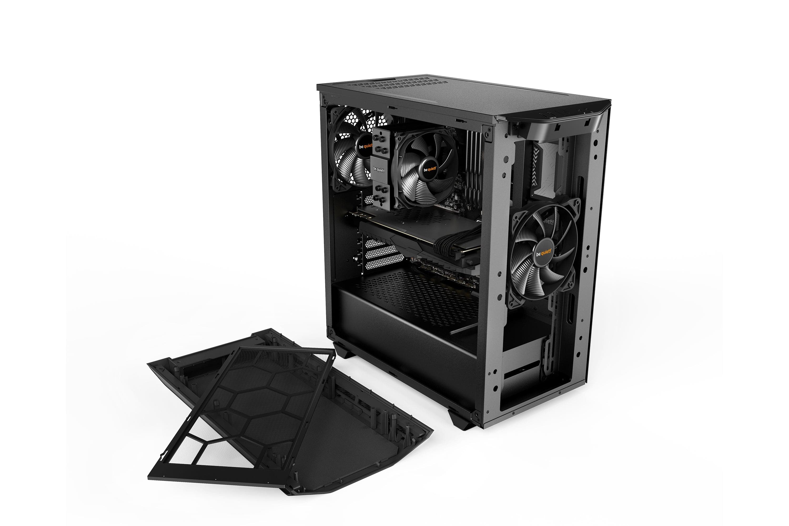 ruhig sein! Pure Base 500 Tower ATX Schwarz