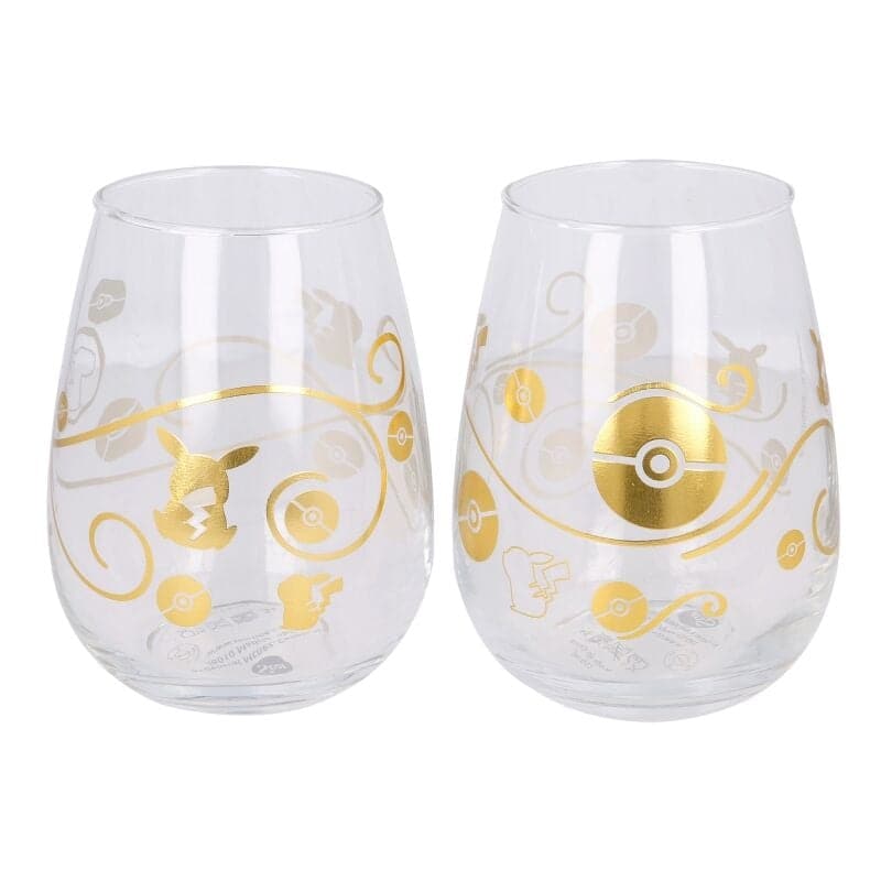 2 Glas-Set Pokemon