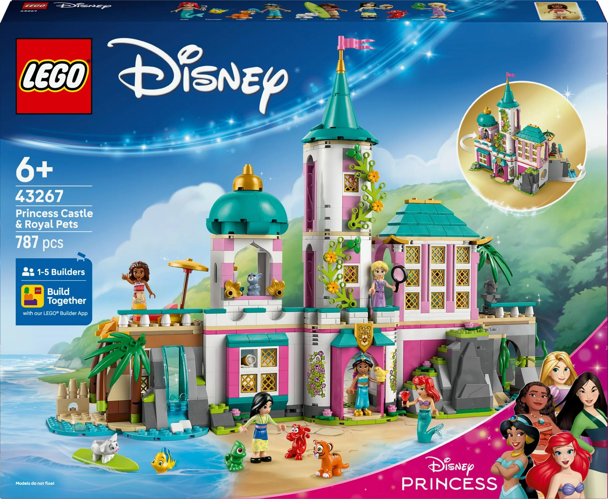LEGO 43267 Disney Princess Castle with Pets