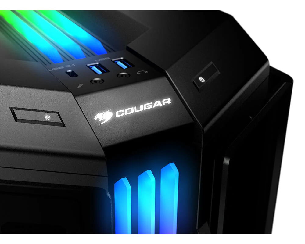 Cougar Gemini T PRO Tower ATX Schwarz