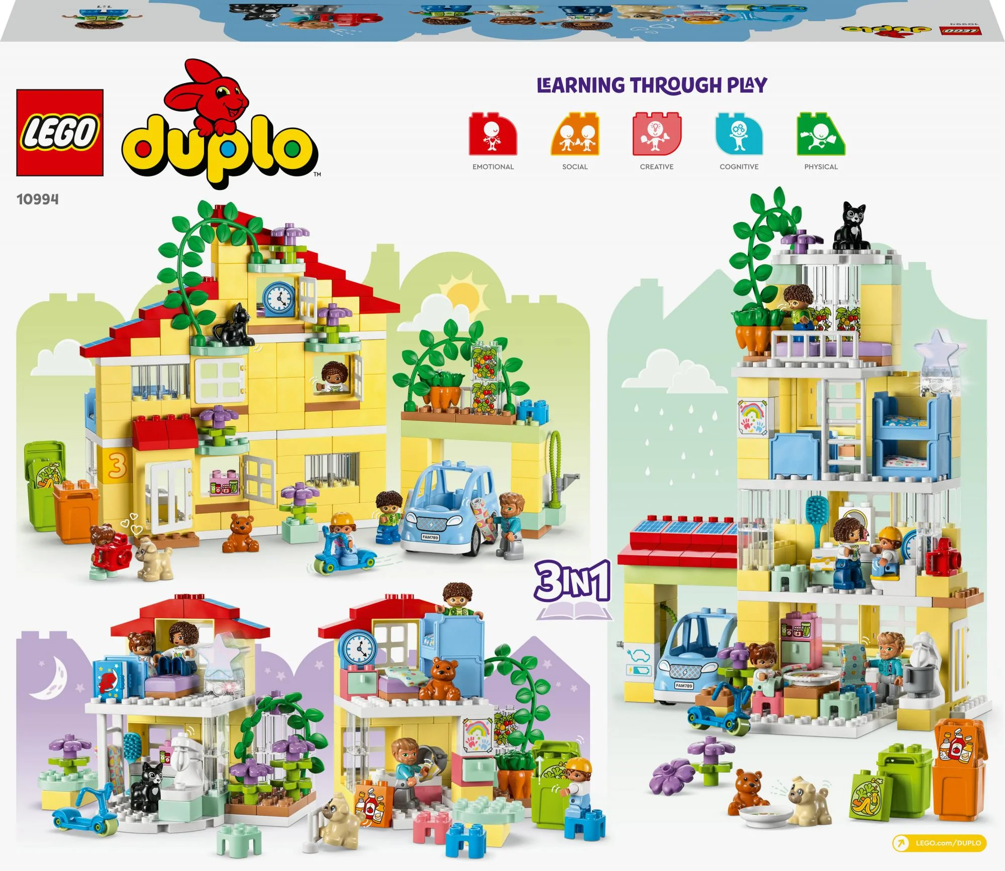 LEGO DUPLO – 3-i-1 Familiehus