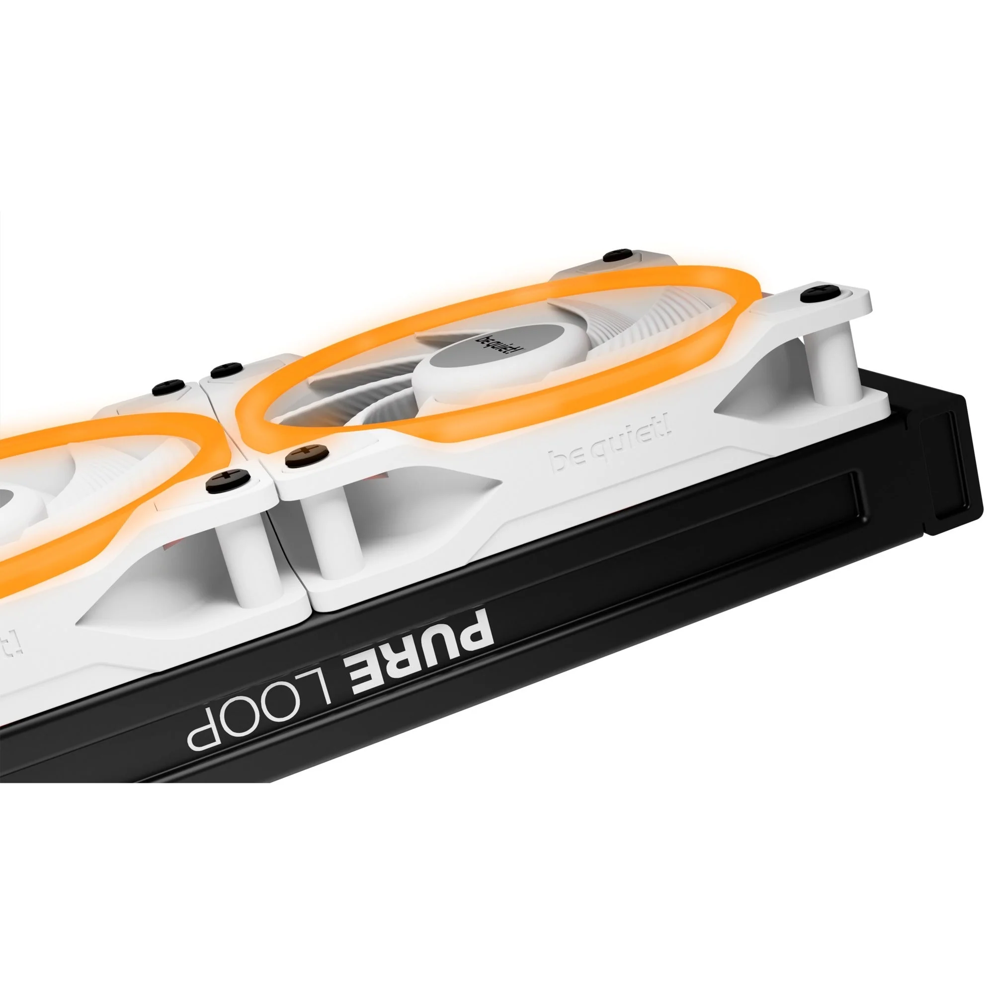 be quiet! Light Wings White 120mm PWM high-speed triple pack. case fan (white. pack of 3. incl. ARGB hub)