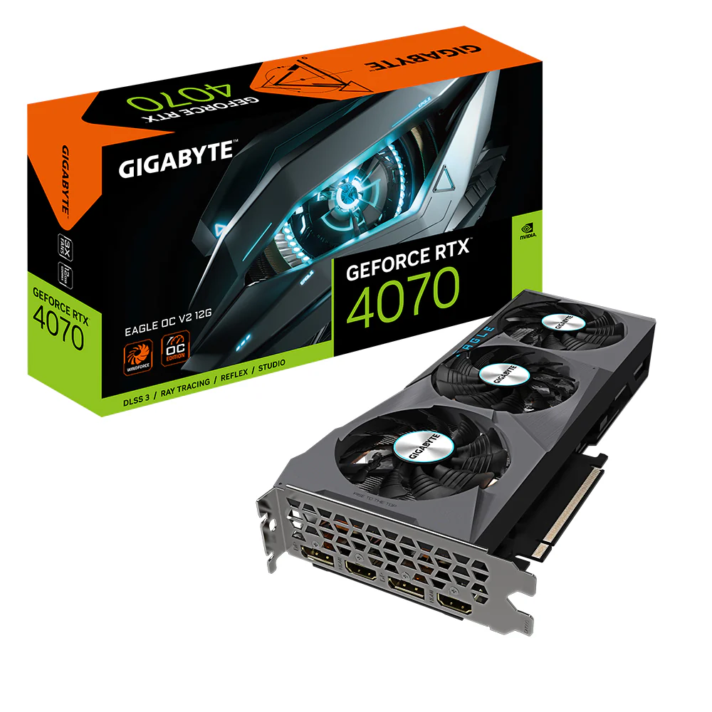 Gigabyte GeForce RTX 4070 EAGLE OC V2 12G