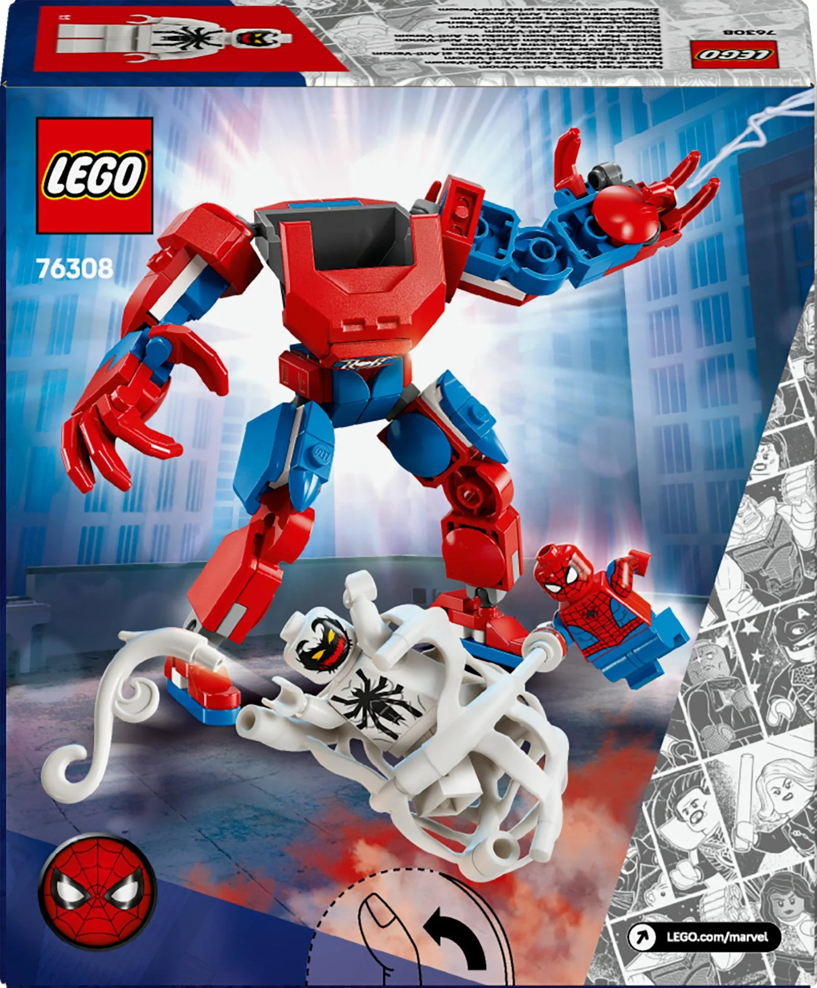 LEGO 76308 Marvel Super Heroes Spider-Man Mech vs. Anti-Venom