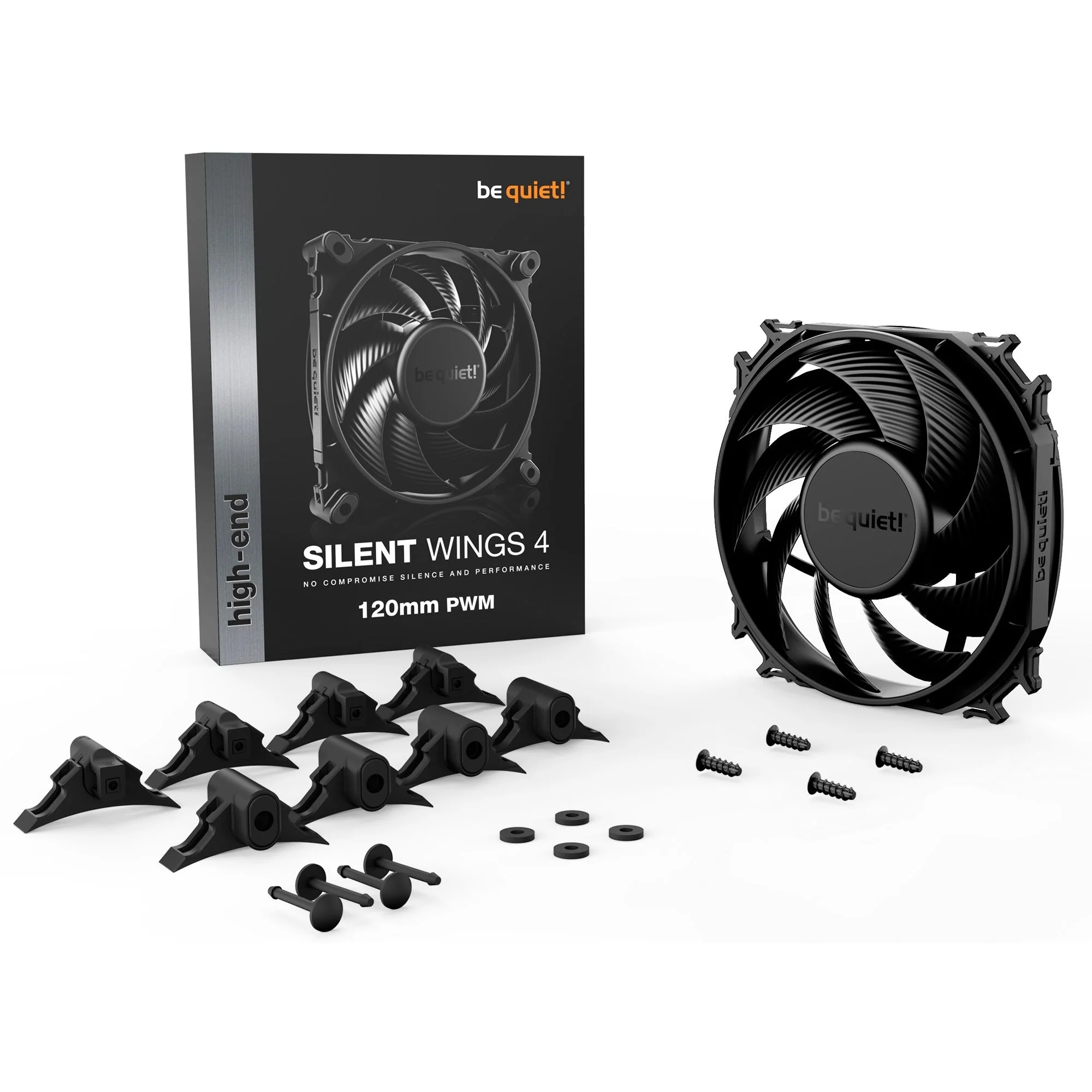 Be quiet! Silent Wings 4 PWM 120x120x25. case fan (black)