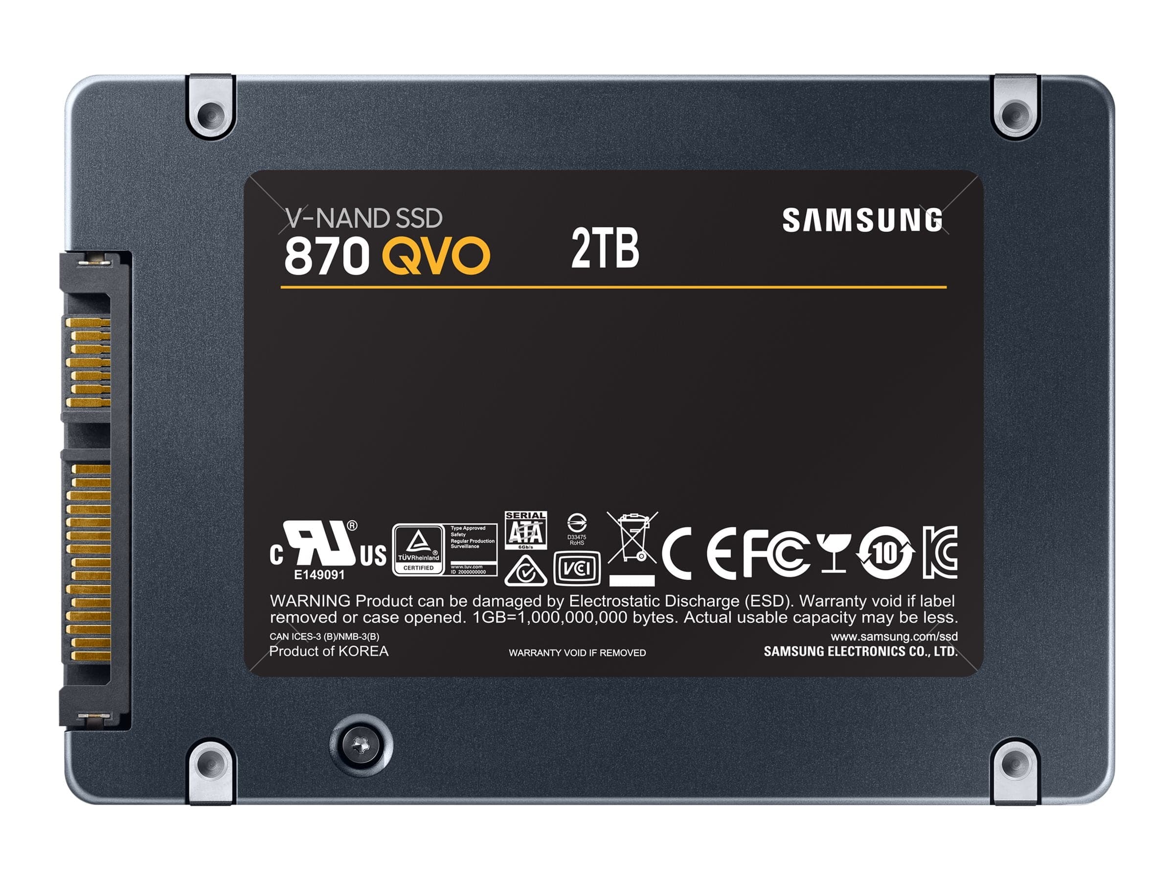 Samsung 870 QVO SSD MZ-77Q2T0BW 2 TB 2.5 SATA-600