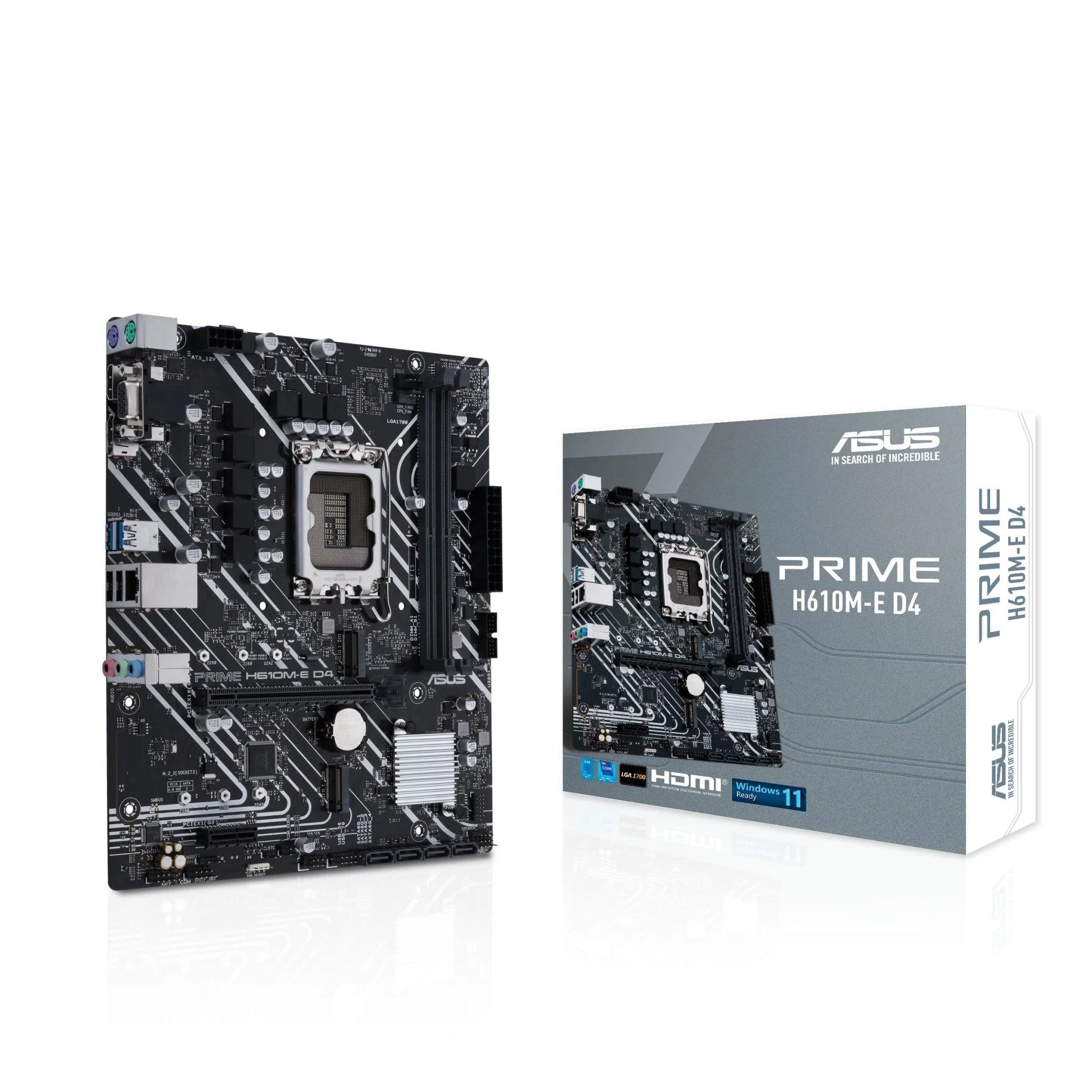 ASUS PRIME H610M-E D4 (mATX. H610. LGA 1700. DDR4)