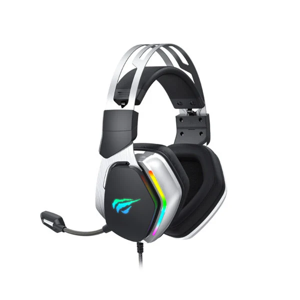 Havit Gaming H2018U Verkabelungs-Headset Schwarz Silber