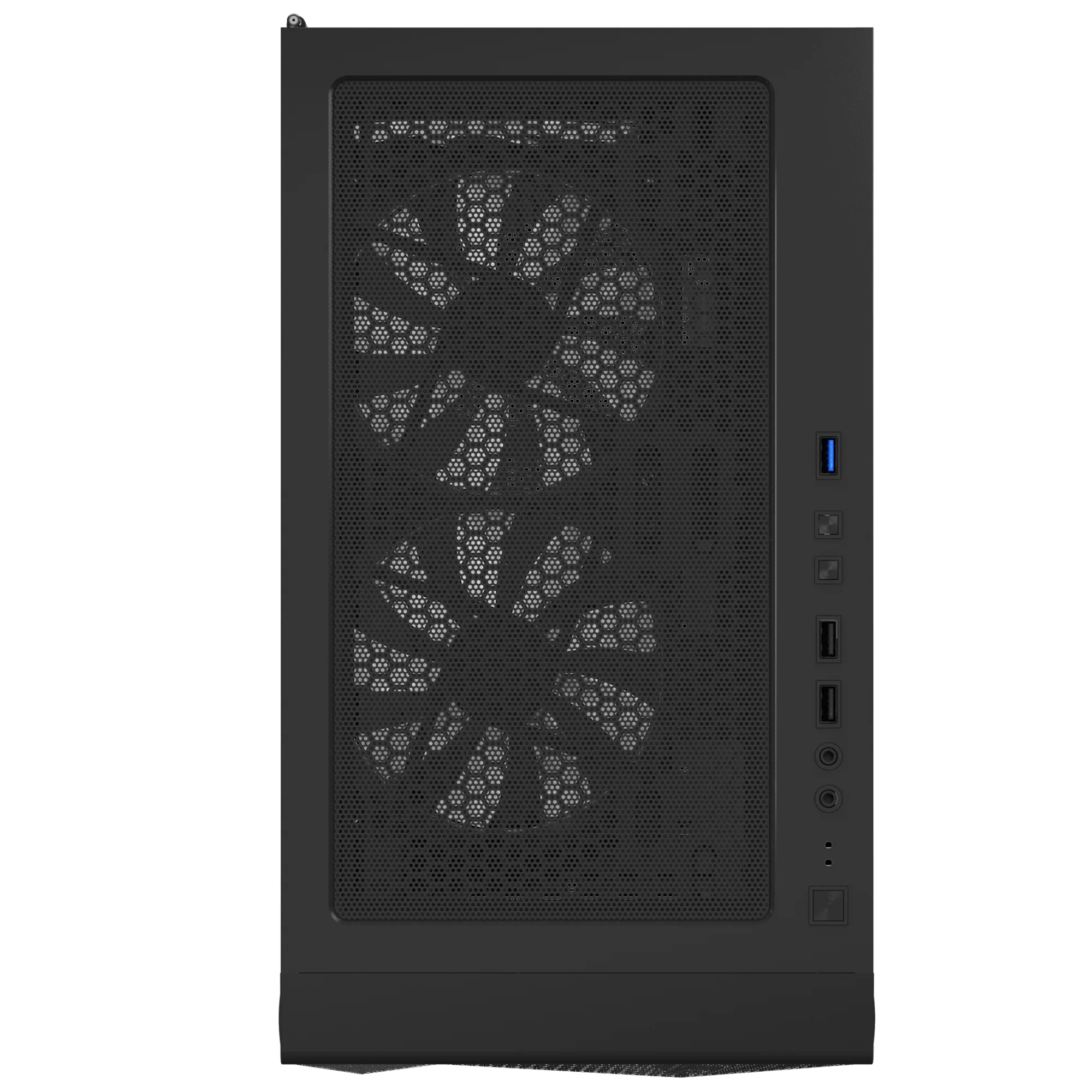 Montech X3 Mesh Black – 3x 140 mm statische RGB-Lüfter + 3x 120 mm statische RGB-Lüfter. seitlich schwenkbares gehärtetes Glas