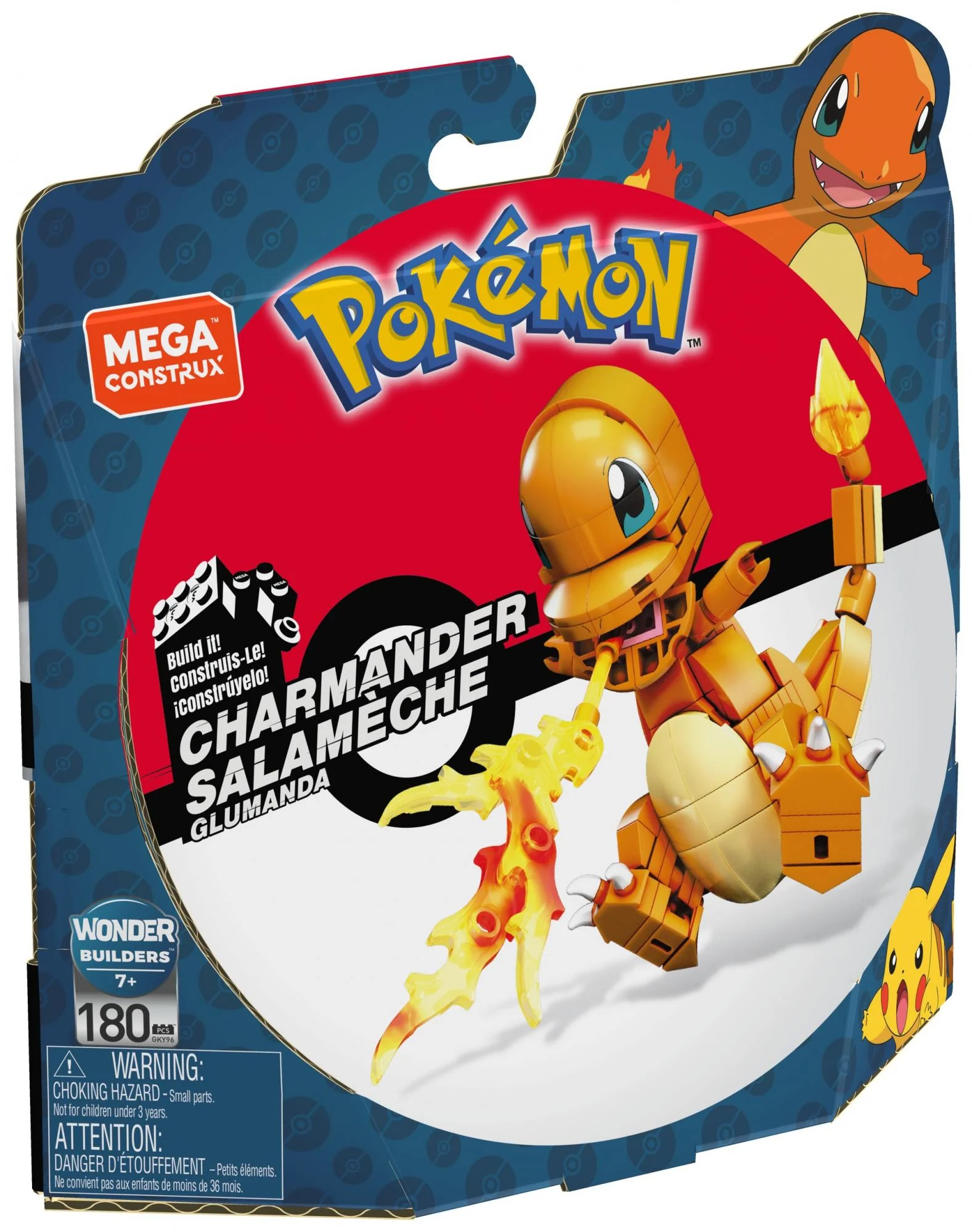 MEGA - Pokemon Byggesæt - Charmander (GKY96)