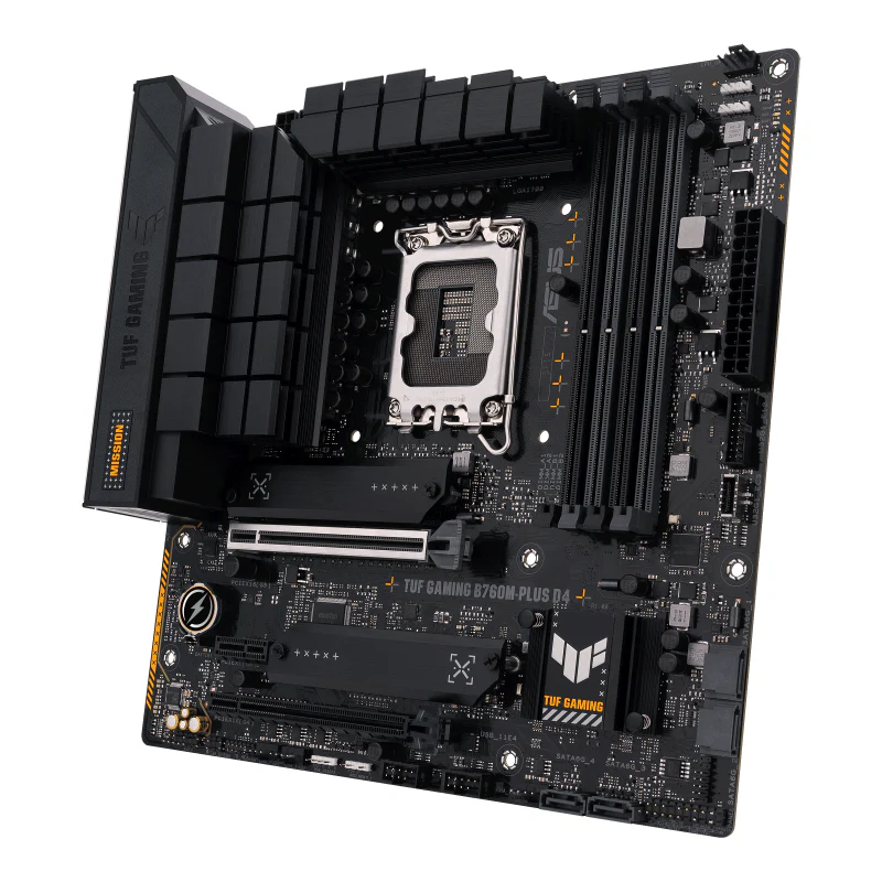 ASUS TUF GAMING B760M-PLUS D4 (mATX. B760. LGA 1700. DDR4)
