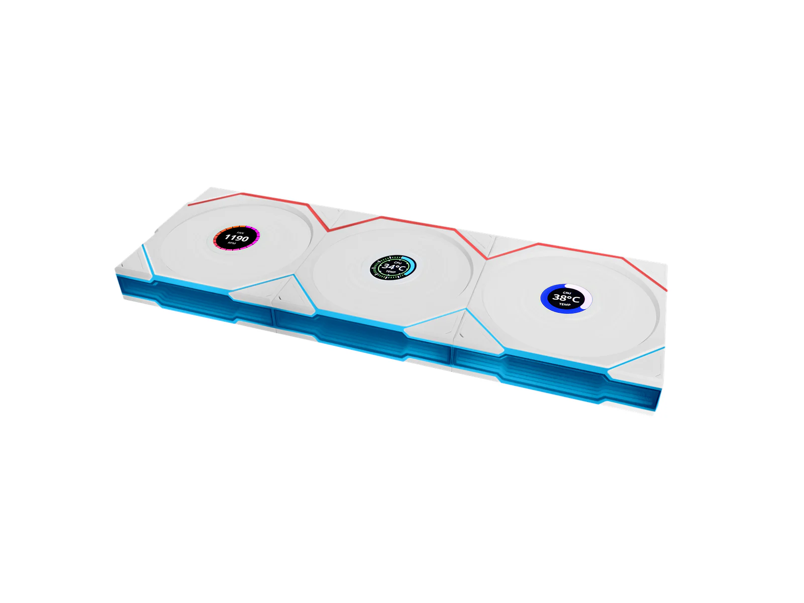 Lian Li UNI FAN TL Wireless. 3-pak. Hvid - 120