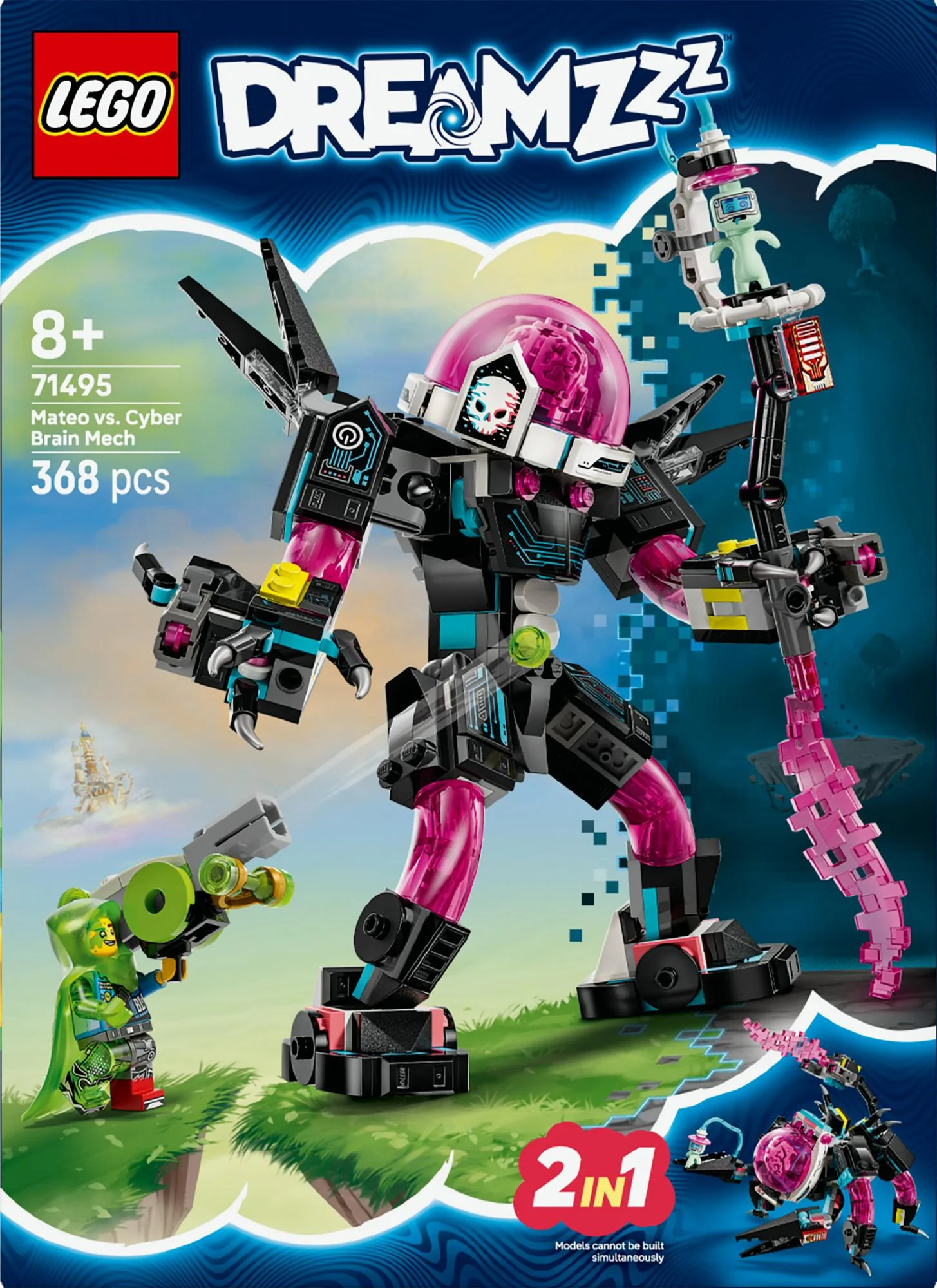 LEGO 71495 DREAMZzz Mateo vs. Cyberbrain Mech