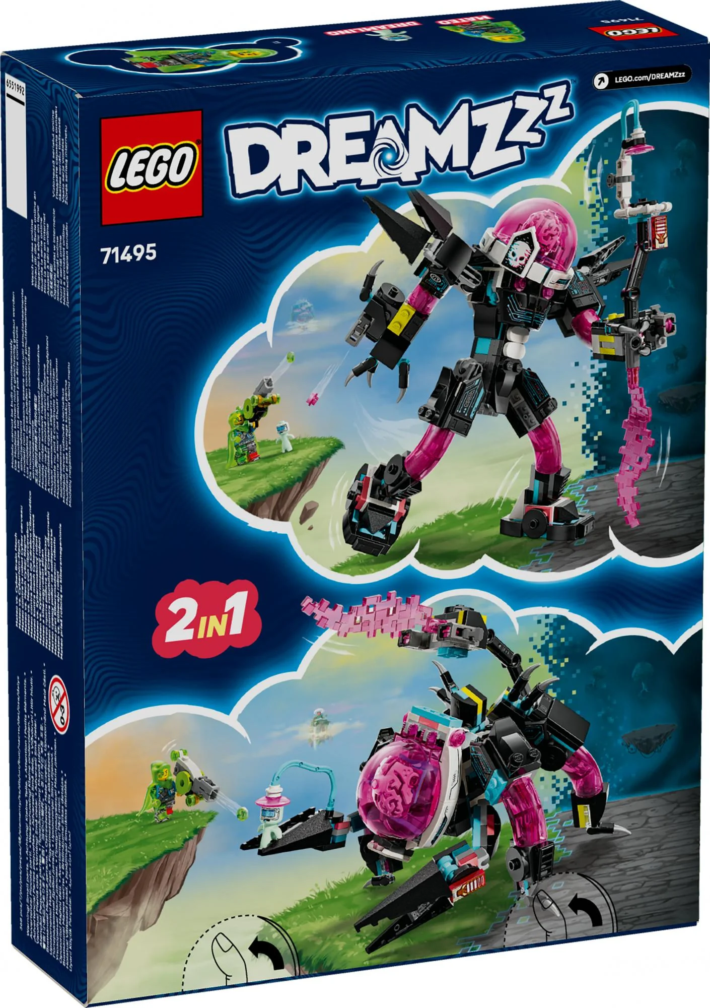 LEGO 71495 DREAMZzz Mateo vs. Cyberbrain Mech