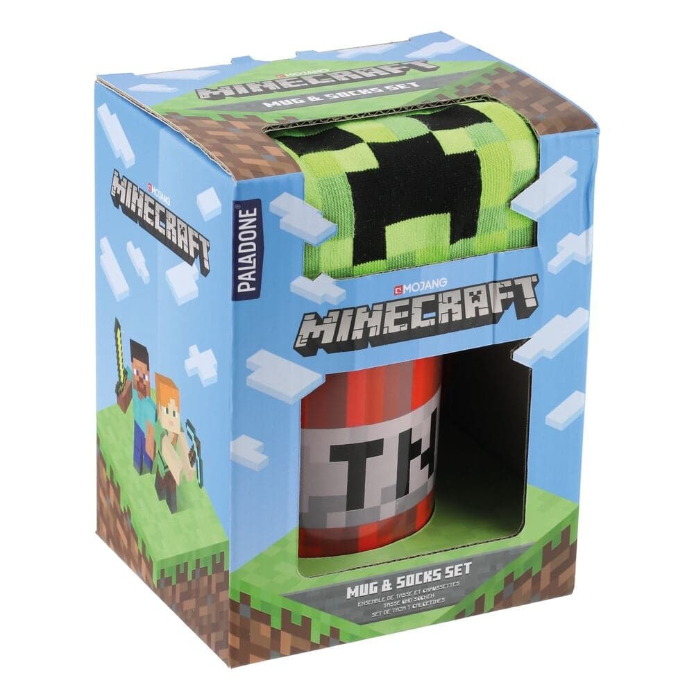 Minecraft Tasse und Socken-Set