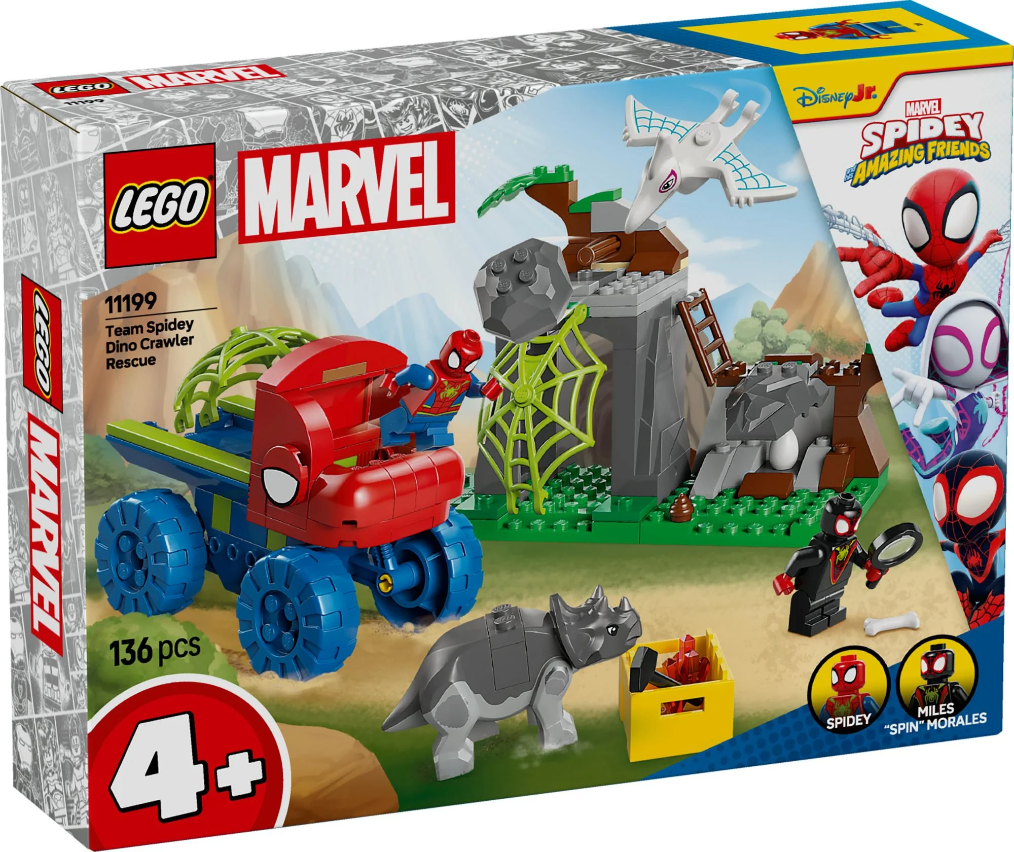 LEGO 11199 Marvel Spidey and his Super Friends Spidey's team on a rescue mission in the dino truck