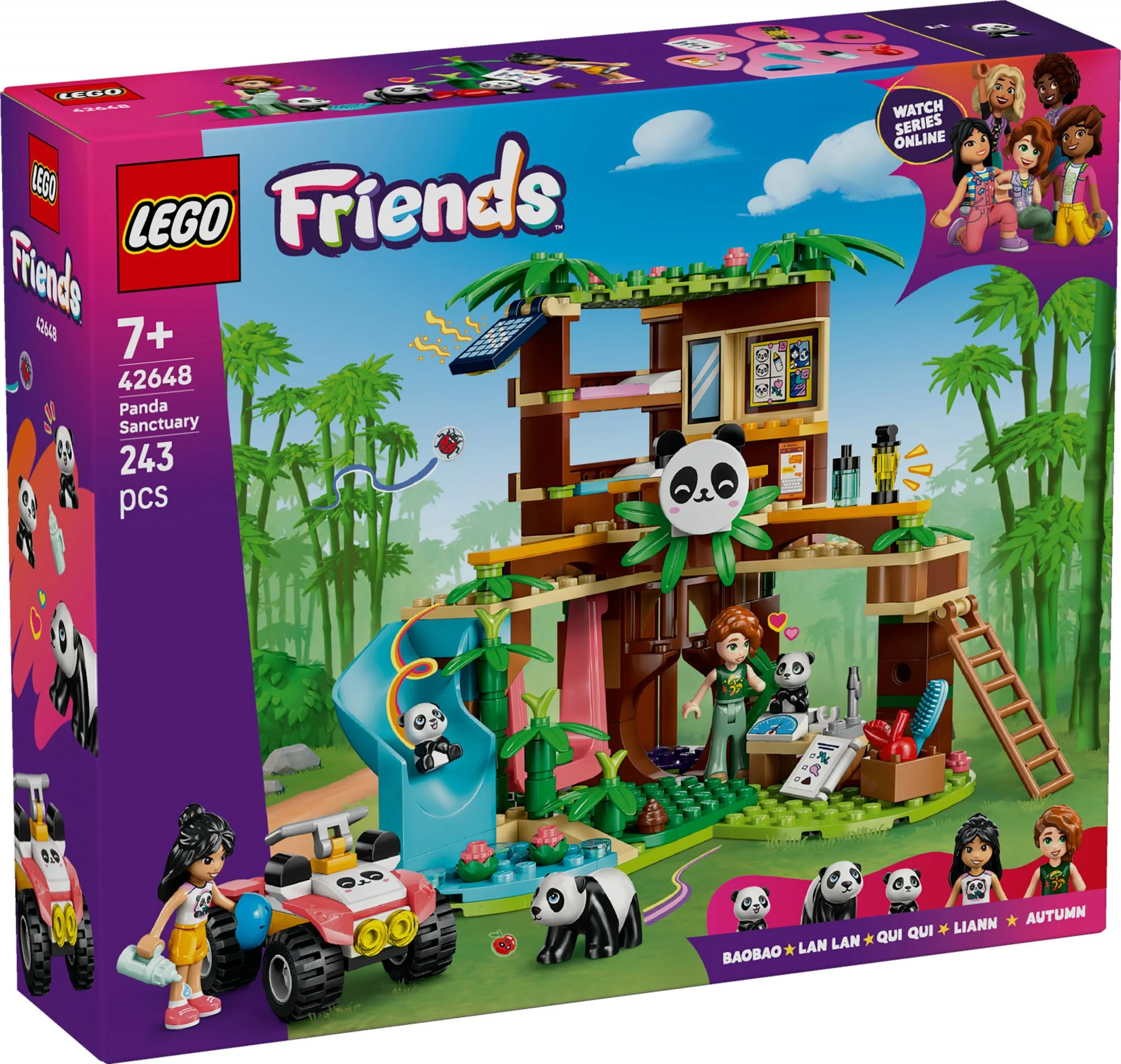 LEGO Friends – Panda-reservat Dyrepasning
