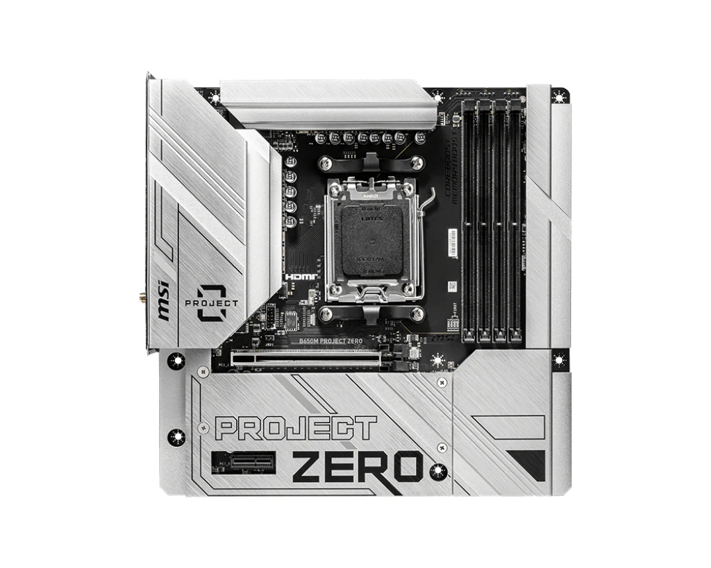 MSI B650M PROJECT ZERO - Socket AM5 - motherboard