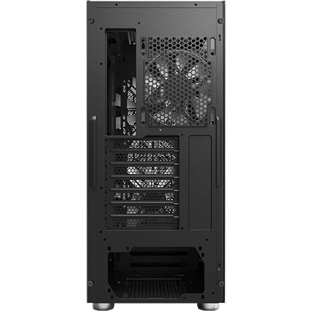 Montech AIR X Black - miditårn. 2x 200mm ARGB + 120mm ARGB. ARGB-controller.