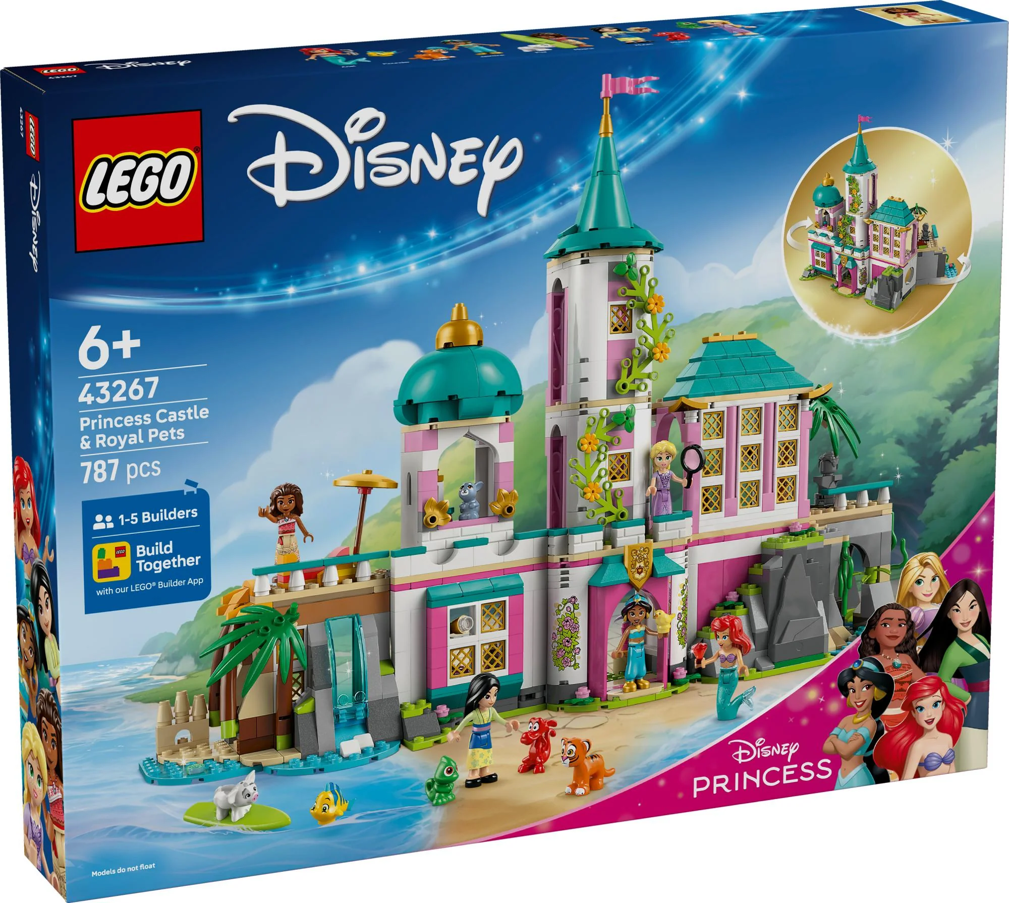 LEGO 43267 Disney Princess Castle with Pets