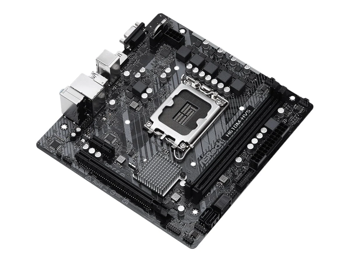 ASRock H610M-HVS Micro-ATX LGA1700 Intel H610 - Bundkort