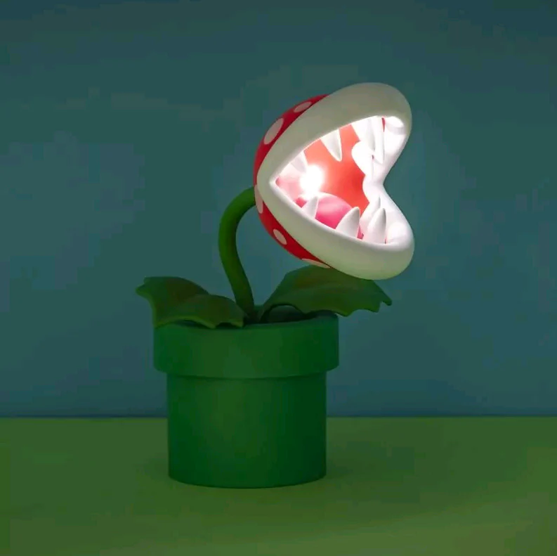 Nintendo - Bewegliche Piranha-Pflanzenlampe