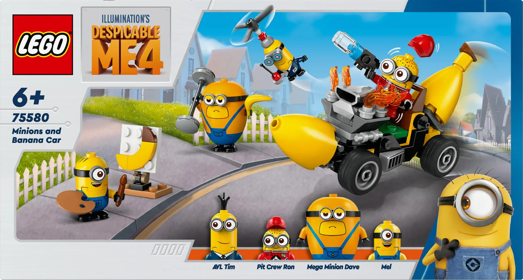 LEGO 75580 Minions and the Banana Car