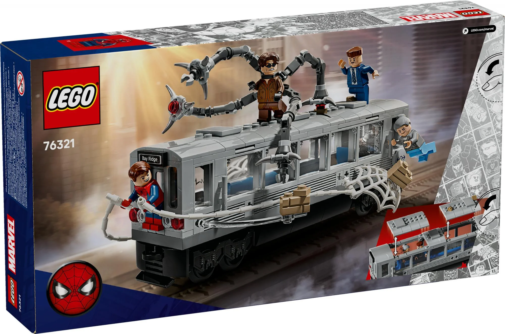LEGO - Super Heroes - Spider-Man vs. Doc Ock: Subway Train Scene (76321)