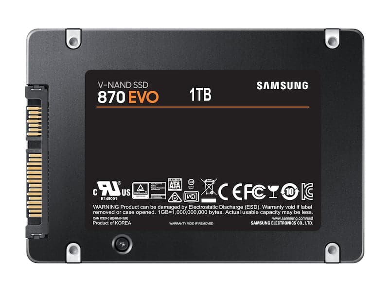 Samsung 870 EVO SSD MZ-77E1T0B 1 TB 2.5 SATA-600