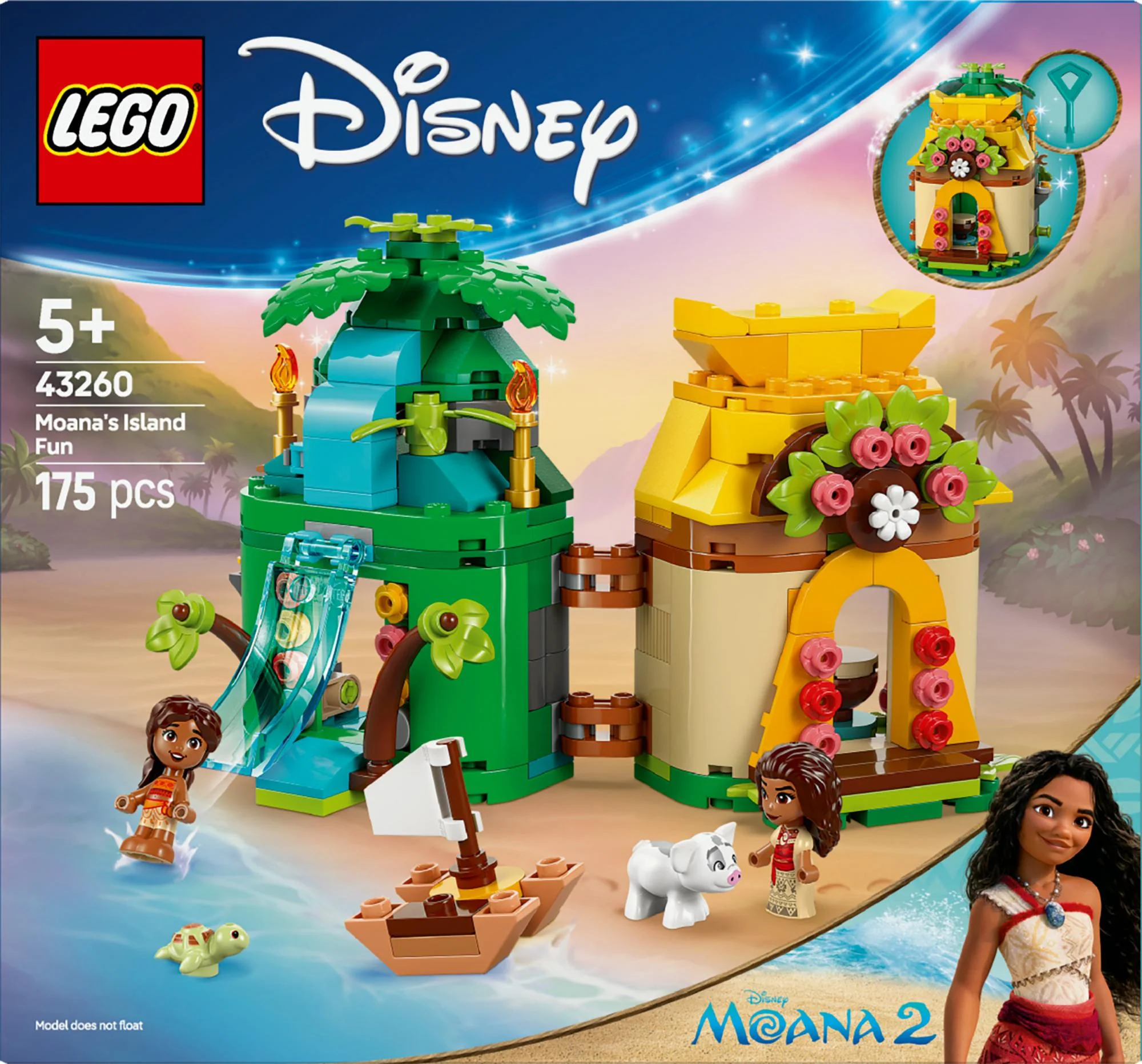 LEGO 43260 Disney Princess Vaiana's Island Fun