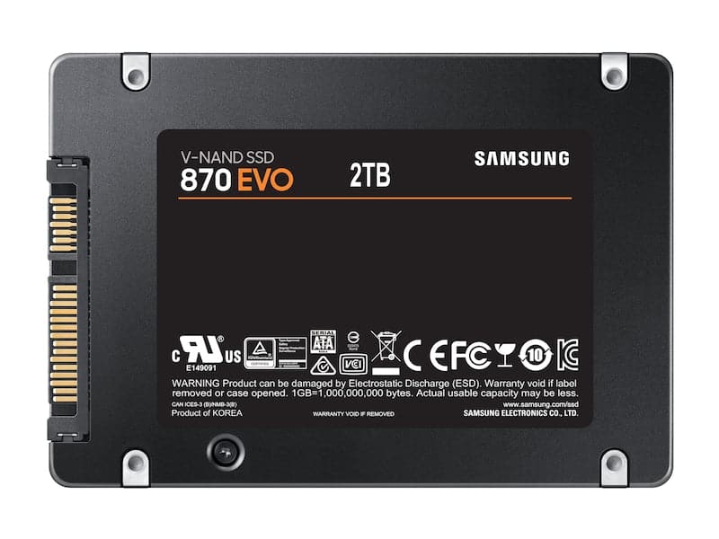 Samsung 870 EVO SSD MZ-77E2T0B 2 TB 2.5 SATA-600
