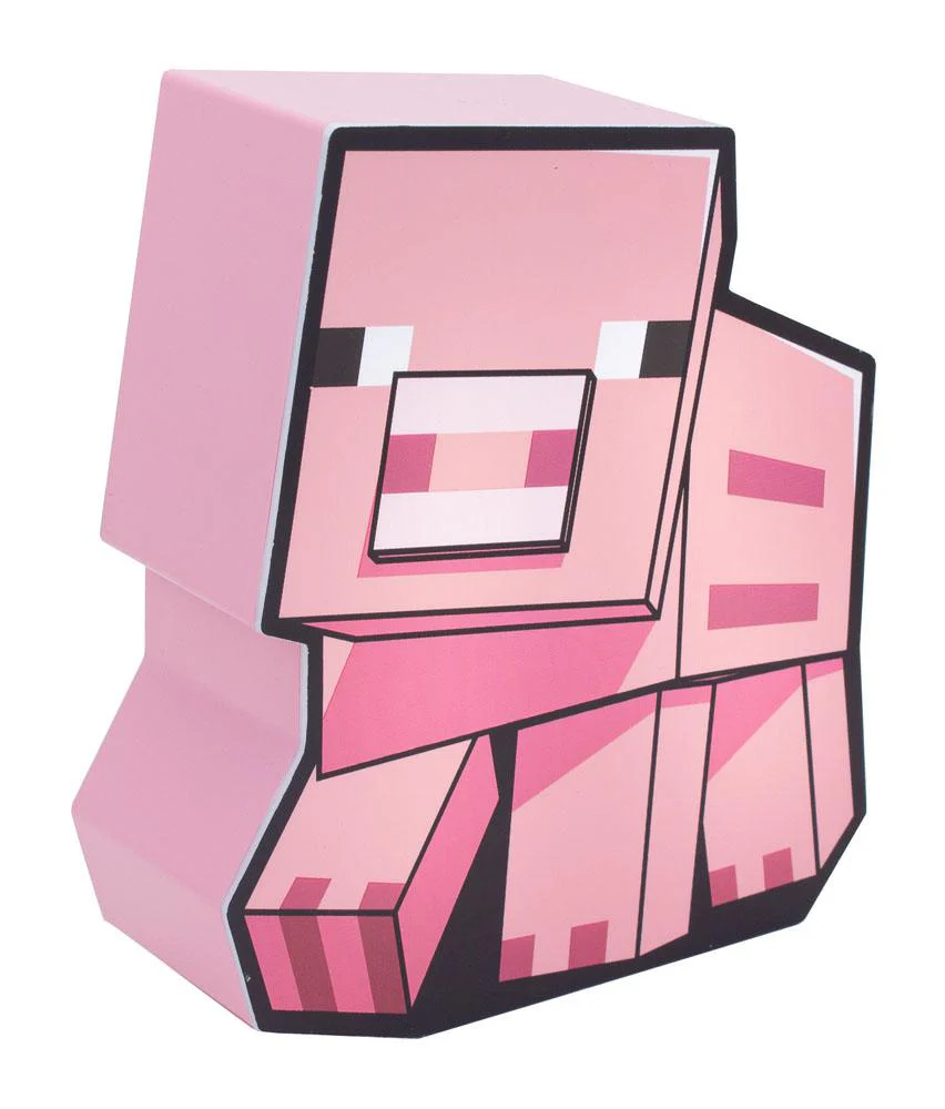 Minecraft leuchtende Schweinelampe 16 cm