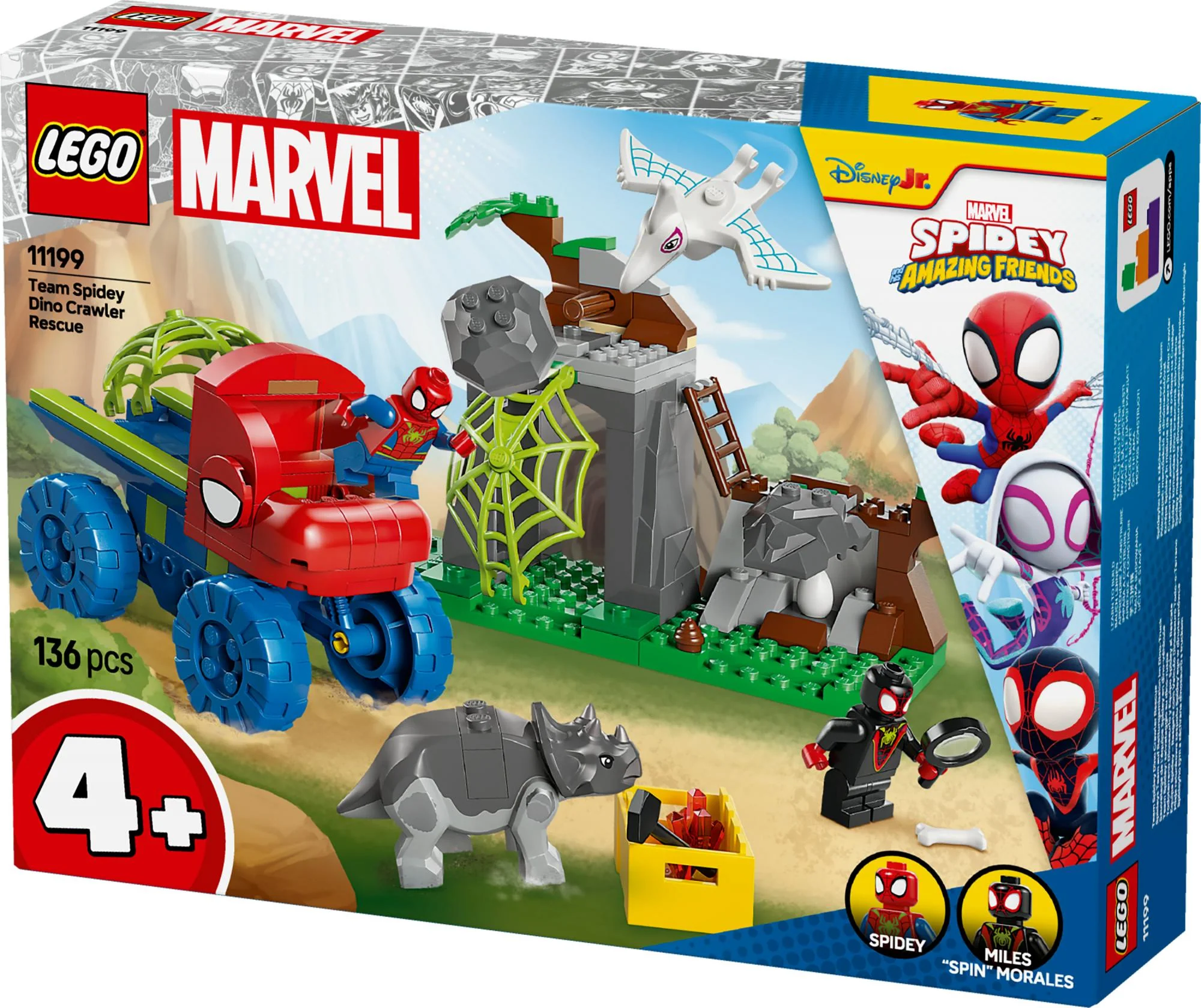 LEGO 11199 Marvel Spidey and his Super Friends Spidey's team on a rescue mission in the dino truck
