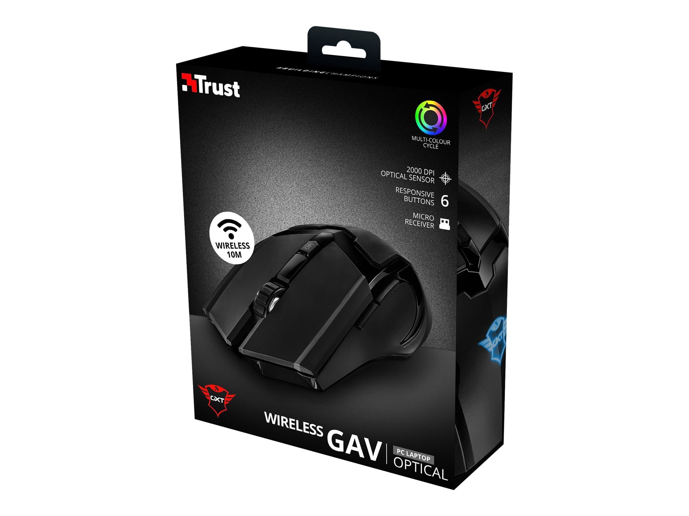 Vertrauen Sie GXT 103 Gav Optical Wireless Schwarz